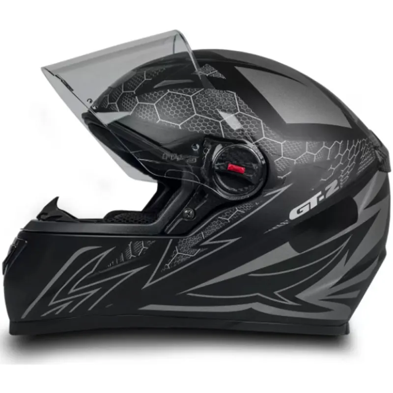 Capacete FW3 GT2 Preto Fosco Fechado - 