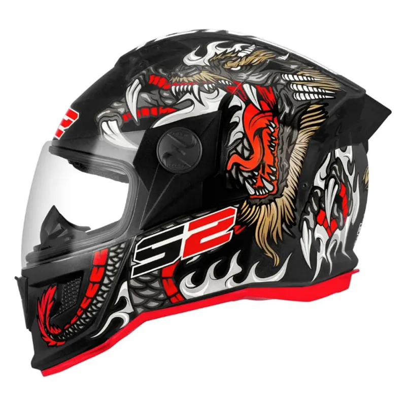 Capacete Pro Tork Stealth Dragon Preto Fechado - 