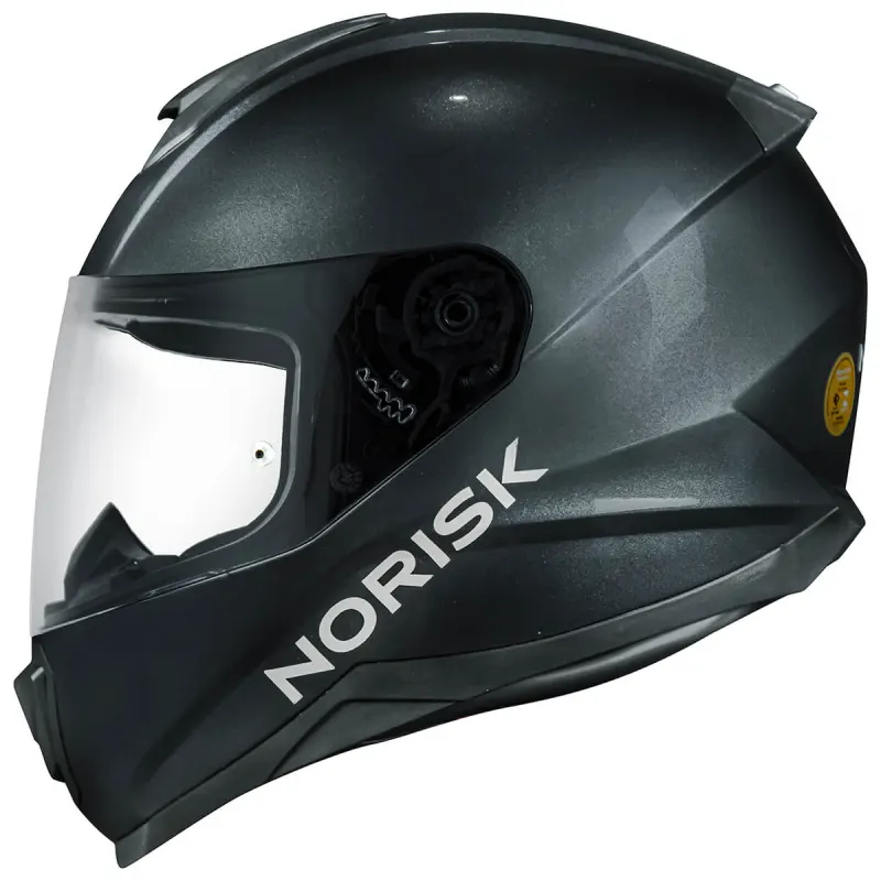 Capacete Norisk Razor Monocolor Cinza Titanium Fechado - Cinza Titanium
