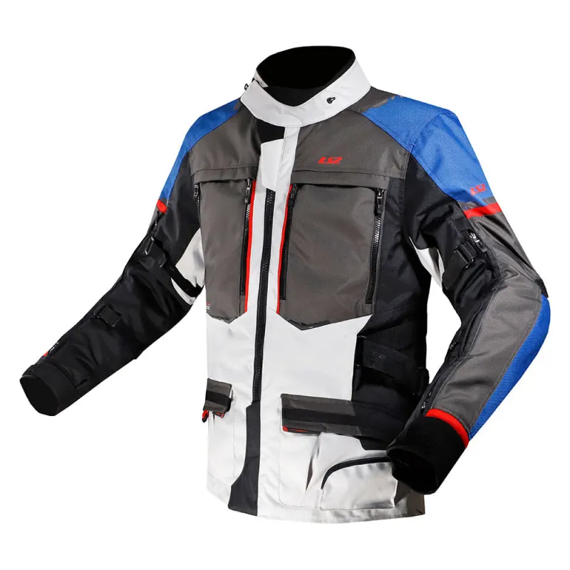 Jaqueta LS2 Norway - Cinza/Azul - Unissex