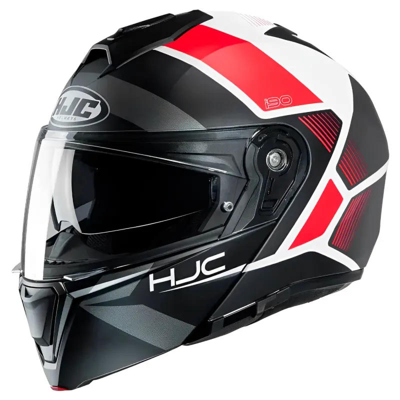 Capacete HJC I90 Hollen Grafite Articulado/Robocop - 