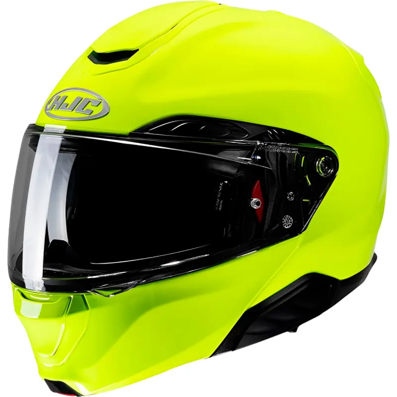 Capacete HJC RPHA 91 Solido Verde Fluor Fechado - 