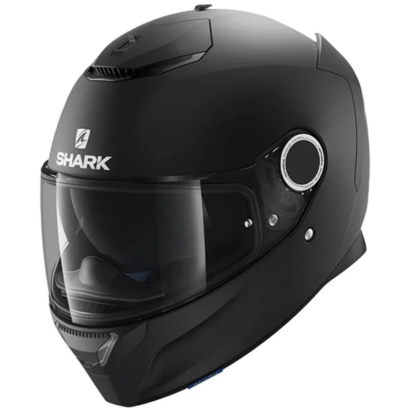 Capacete Shark Spartan Preto Fosco Kma Fechado - 