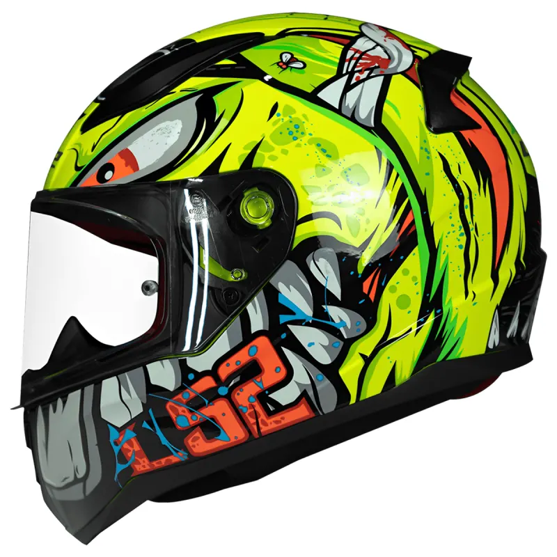 Capacete LS2 FF353 Rapid Badass Amarelo Fechado - Amarelo