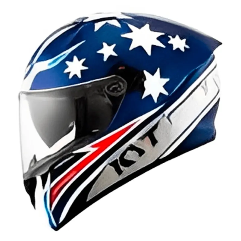 Capacete KYT Striker 2V Brock Parkes Fechado - 