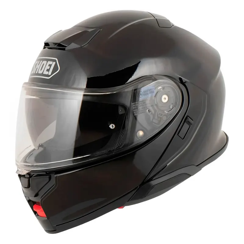 Capacete Shoei Capacete Escamoteável Shoei Neotec 3 Preto Brilhante Articulado/Robocop - Preto Brilhante