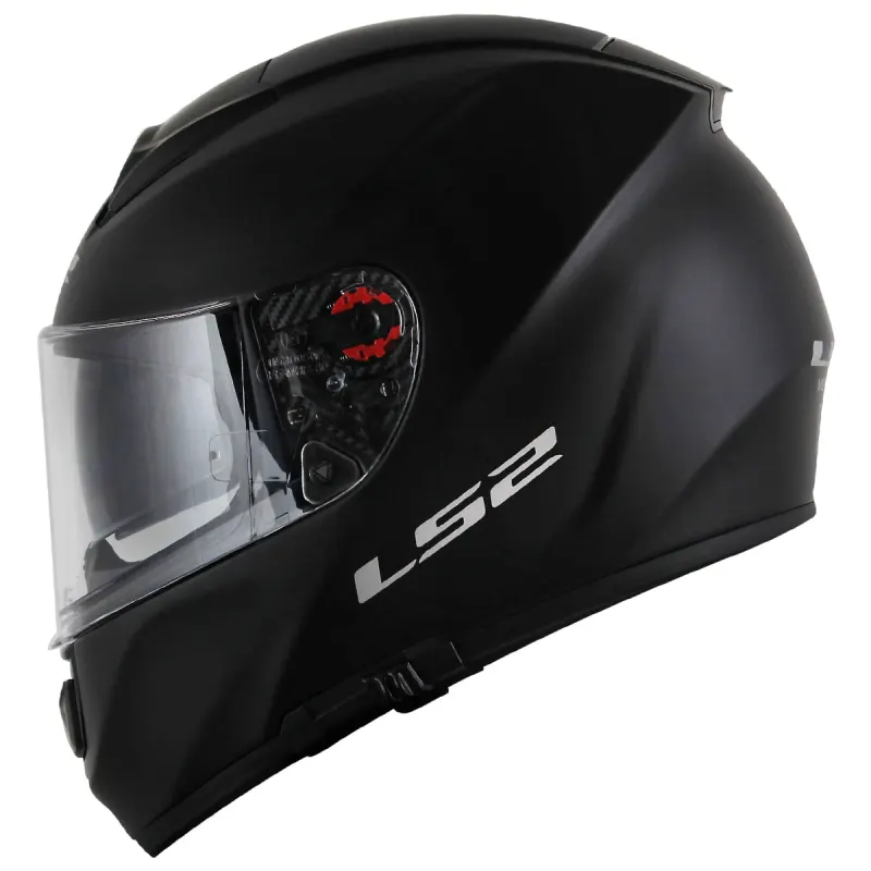Capacete LS2 FF397 Vector Preto Fosco Fechado - Preto Fosco