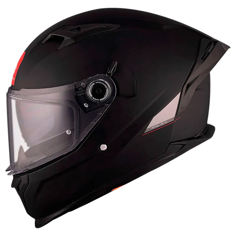 Capacete MT Braker SV A1 Solid Preto Fosco Fechado - 