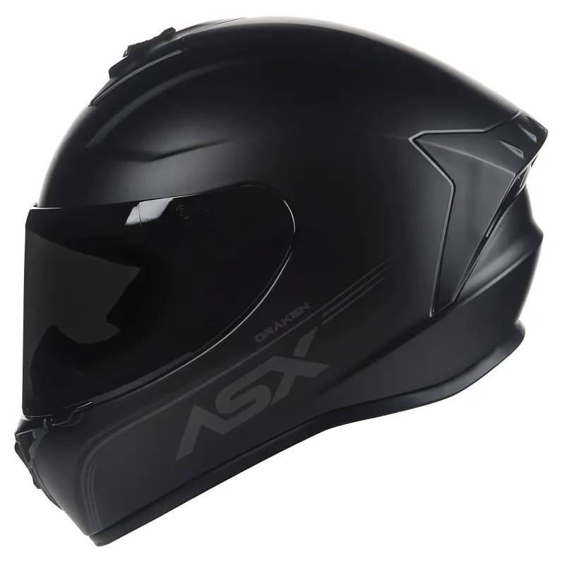 Capacete ASX Draken Solid Monocolor Fechado - 