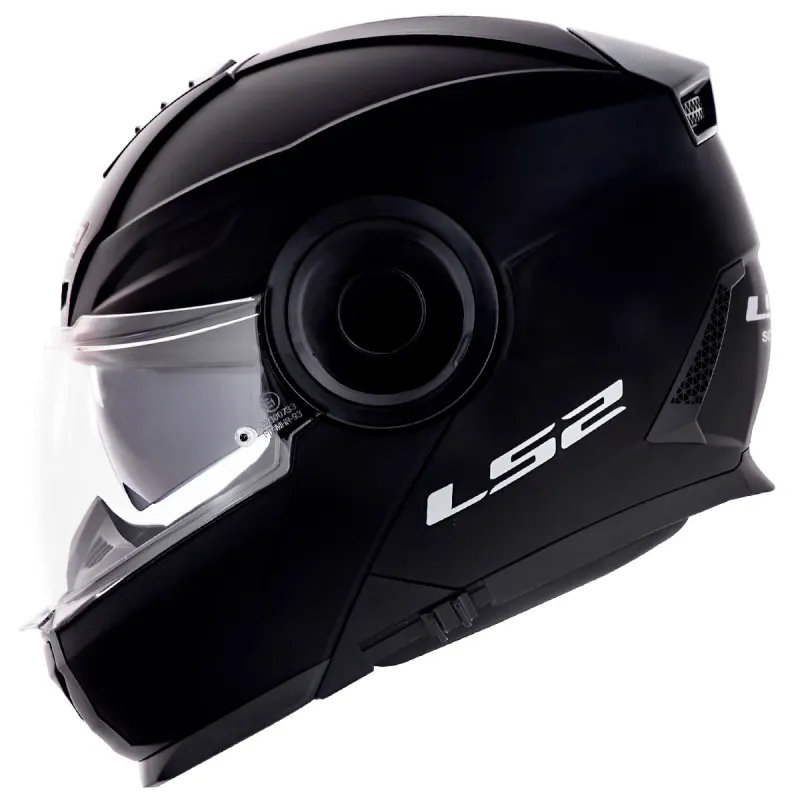 Capacete LS2 FF902 Scope Preto Fosco Articulado/Robocop - Preto Fosco