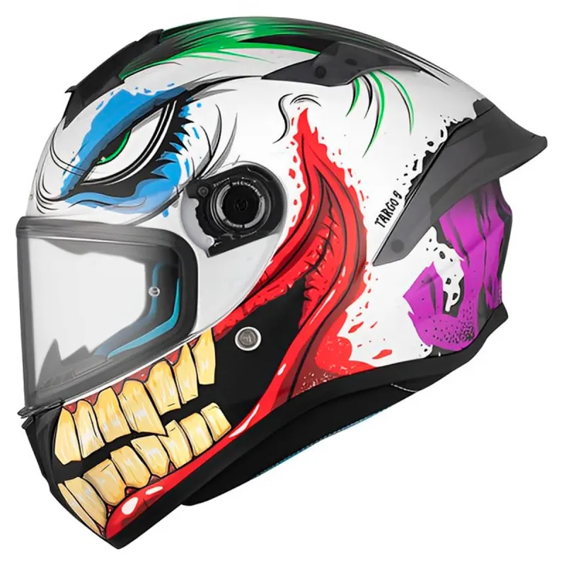 Capacete MT Capacete Fechado MT Targo S Joke Branco A5 Fechado - 