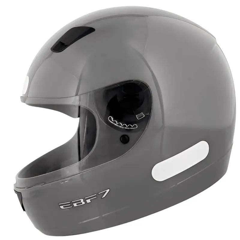 Capacete EBF 7 New Carbon Chumbo Fechado - 