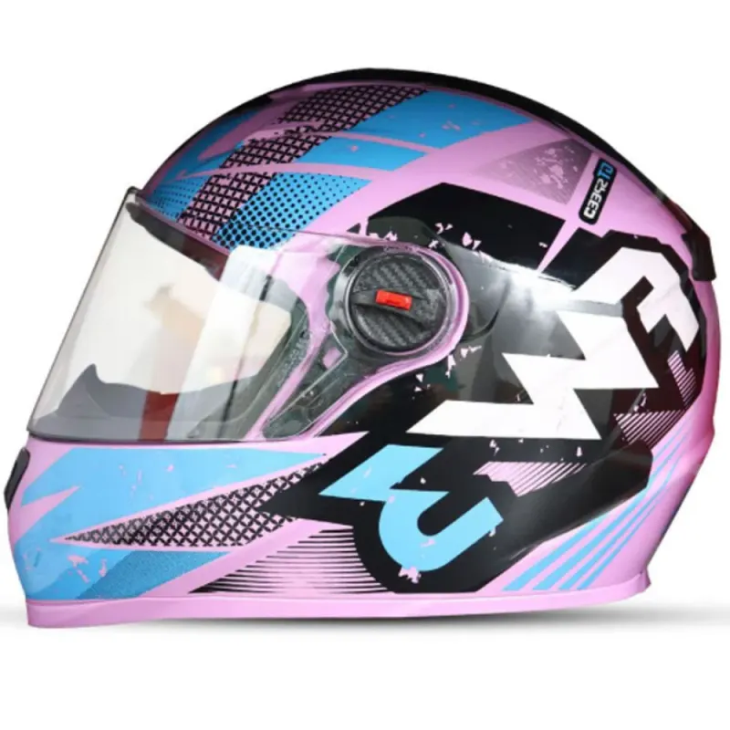 Capacete FW3 GTN Speed Rosa Fechado - Rosa