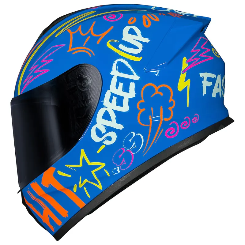 Capacete Race Tech Hit Faster Fechado - 