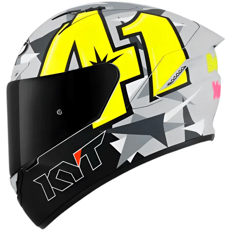 Capacete KYT NX-Race Espargaro Modelo Piloto 19 Fosco Fechado - 