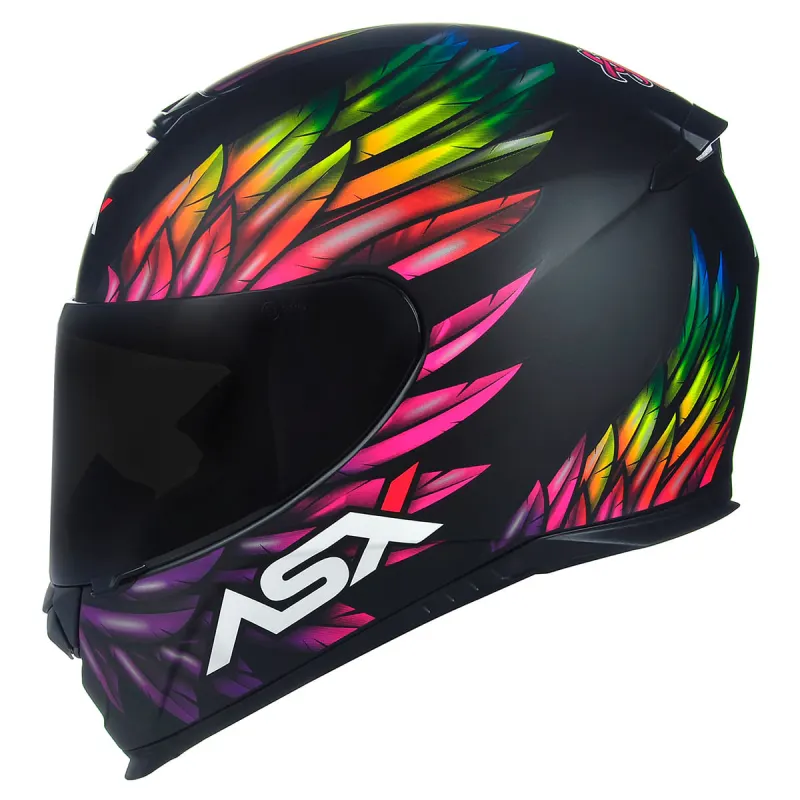 Capacete ASX Eagle Vibes Color Fechado - 