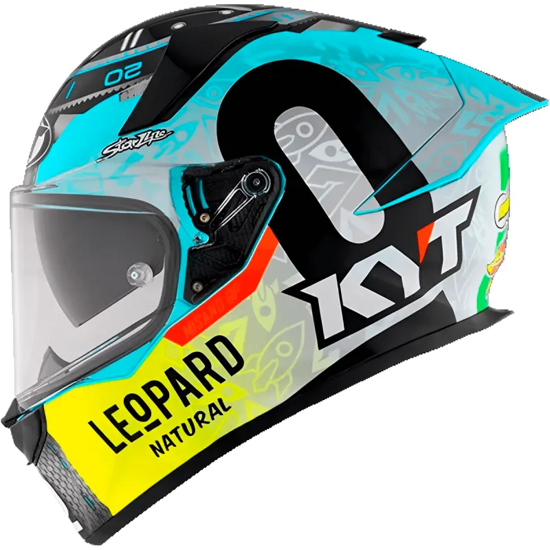 Capacete KYT R2R Max Foggia Misano 2022 Fechado - 