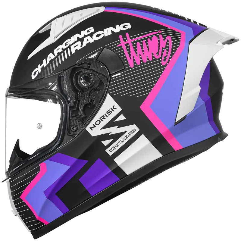 Capacete Norisk Flow Vizion Fechado - Monocolor