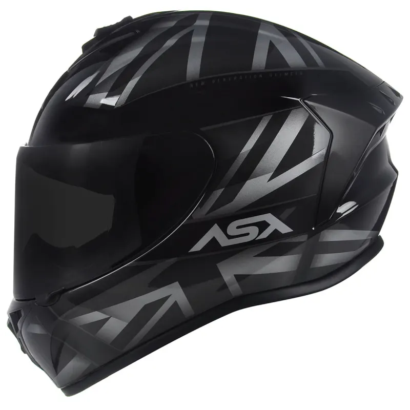 Capacete ASX Draken UK Fechado - 