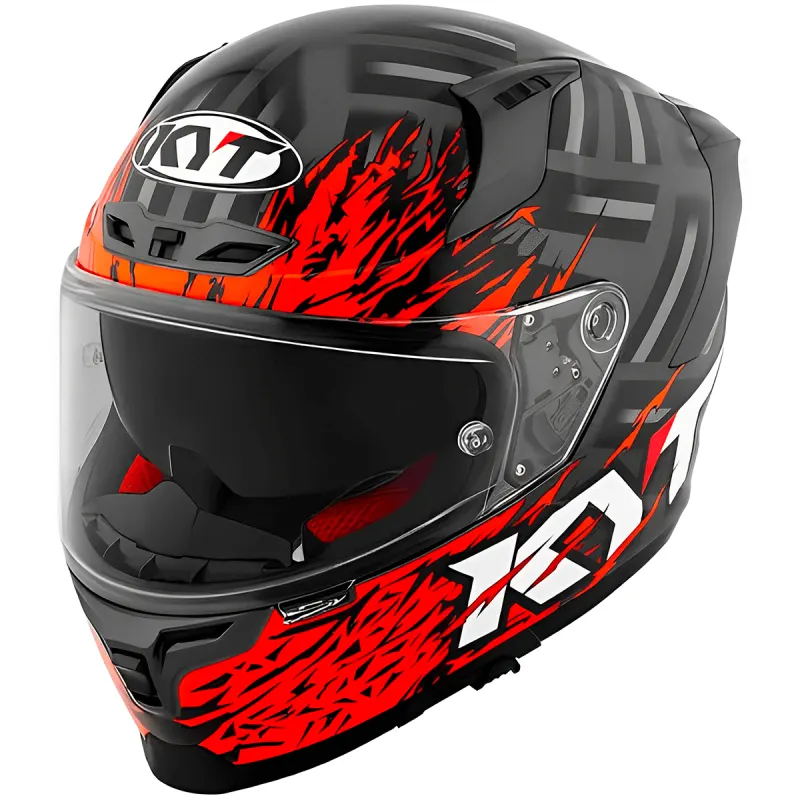 Capacete KYT Striker 2V Flaming Fechado - 