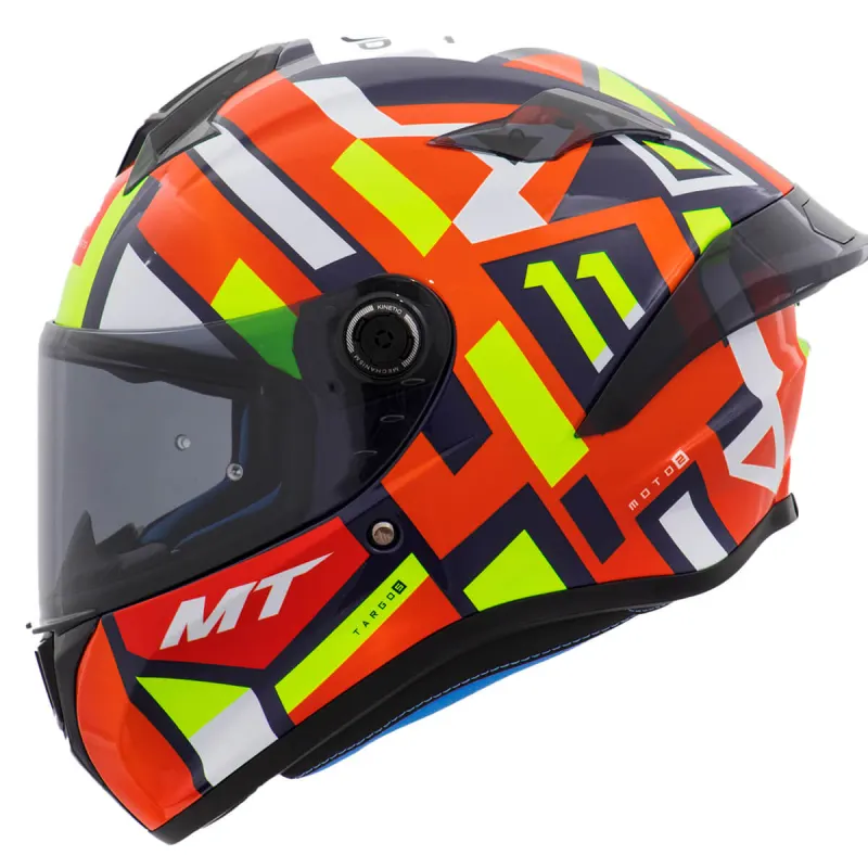 Capacete MT Capacete Fechado MT Targo S Sergio Garcia 23 C4 Fechado - 
