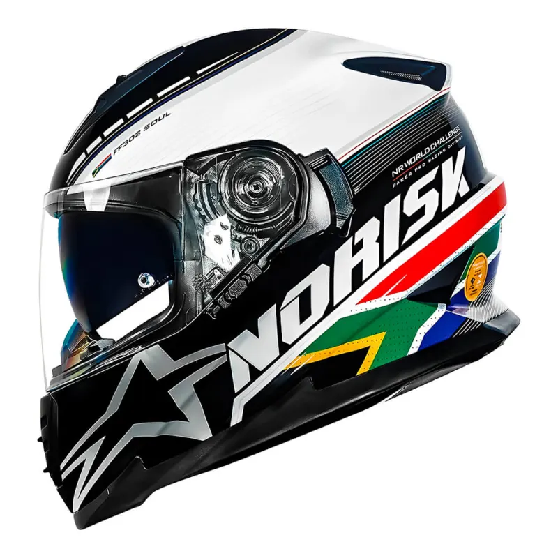 Capacete Norisk FF302 Soul Grand Prix Africa Fechado - Monocolor