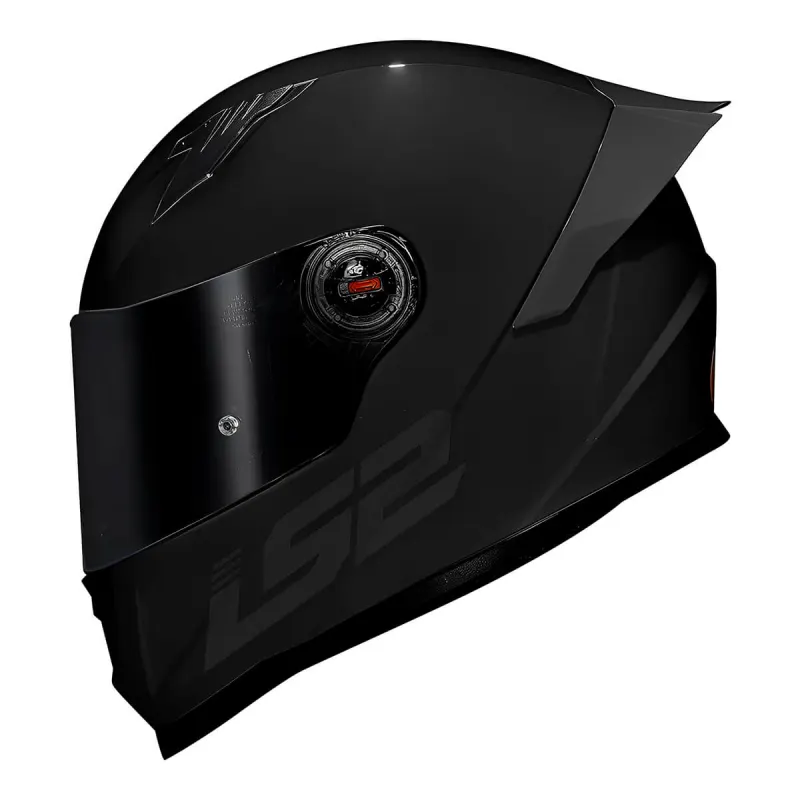 Capacete LS2 FF358 S Preto Brilhante Fechado - Preto Brilhante