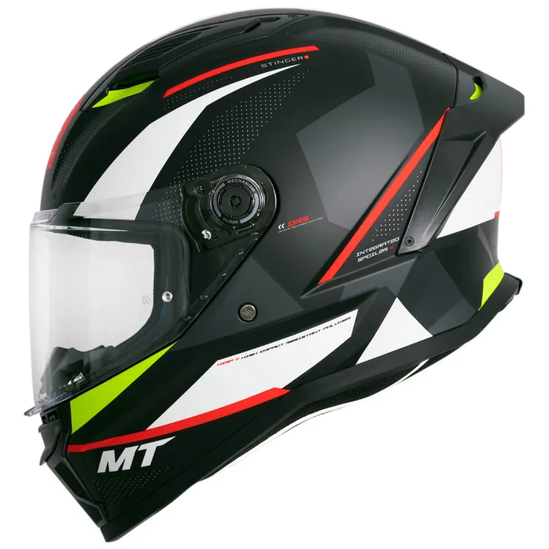 Capacete MT Stinger 2 Cheste C0 Fosco Fechado - 
