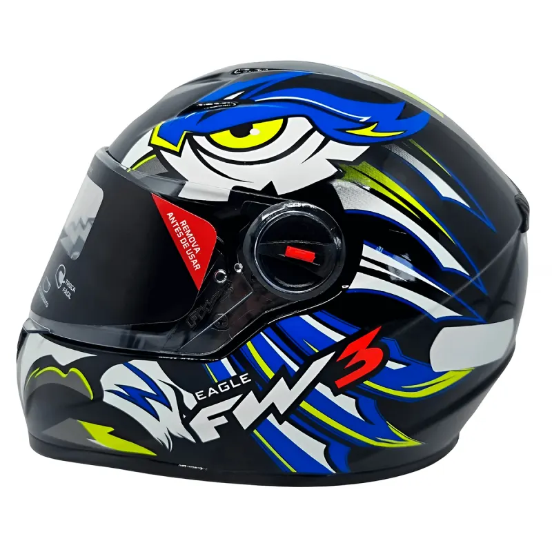 Capacete FW3 GTN Eagle Fechado - 