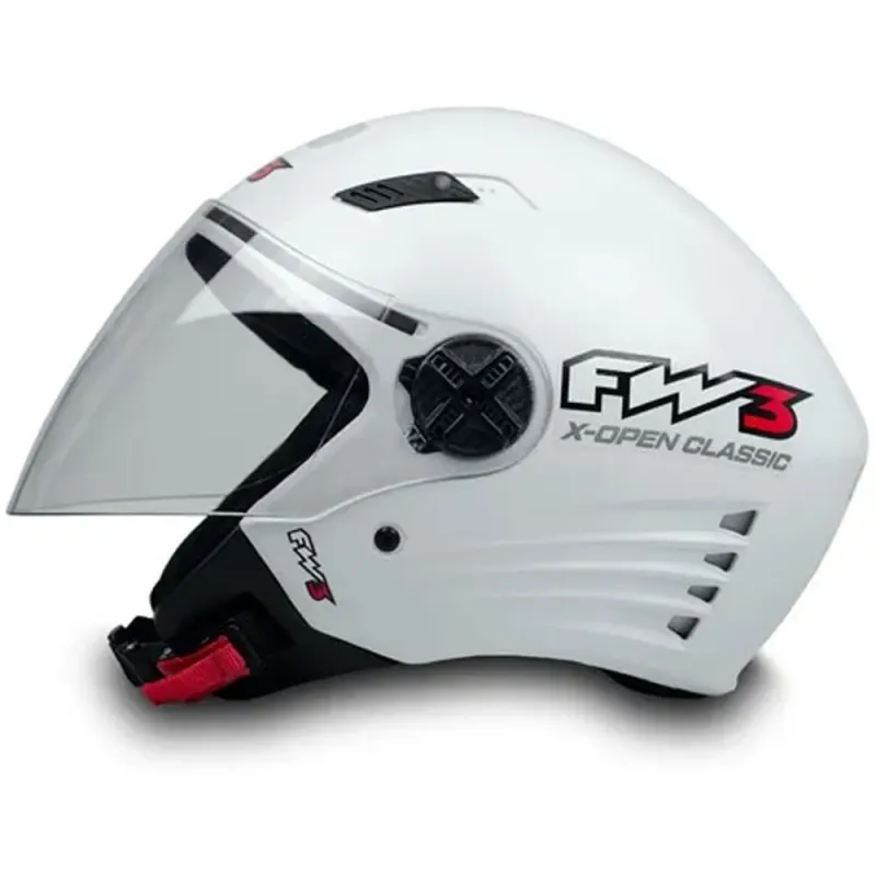Capacete FW3 X Open Branco Aberto - 