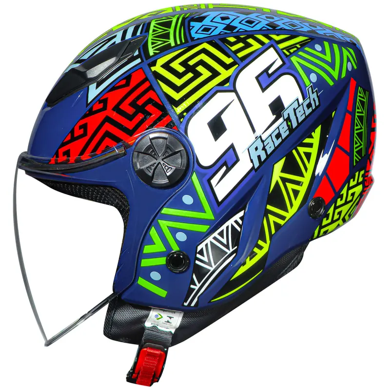 Capacete Race Tech Capacete Race Tech Play Art Fechado - 