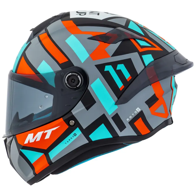 Capacete MT Targo S Sergio Garcia 23 C7 Fosco Fechado - 
