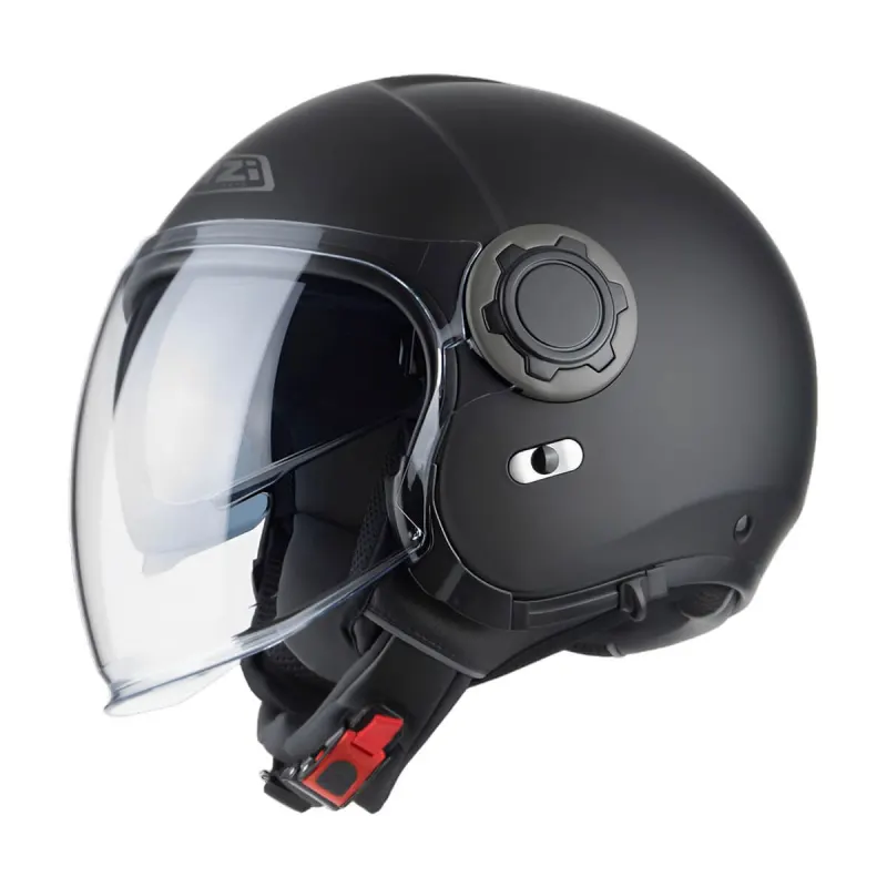 Capacete NZI Capacete Aberto NZI Ringway Duo Preto Fosco Aberto - Preto Fosco