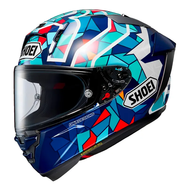 Capacete Shoei Capacete Fechado Shoei GX-SPR PRO Marquez Barcelona TC-10 Fechado - 