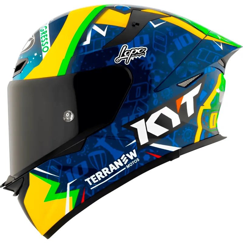 Capacete KYT TT Revo Diogo Moreira 2024 Replica Fechado - 