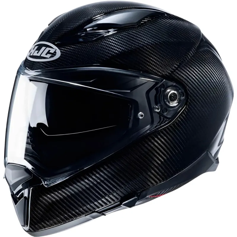 Capacete HJC F70 Solido Carbon Preto Fechado - 