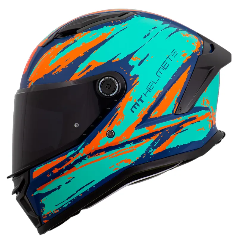 Capacete MT Stinger 2 Sketch C14 Fosco Fechado - 