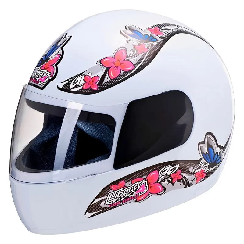 Capacete Pro Tork Liberty Four Girls Branco Fechado - 