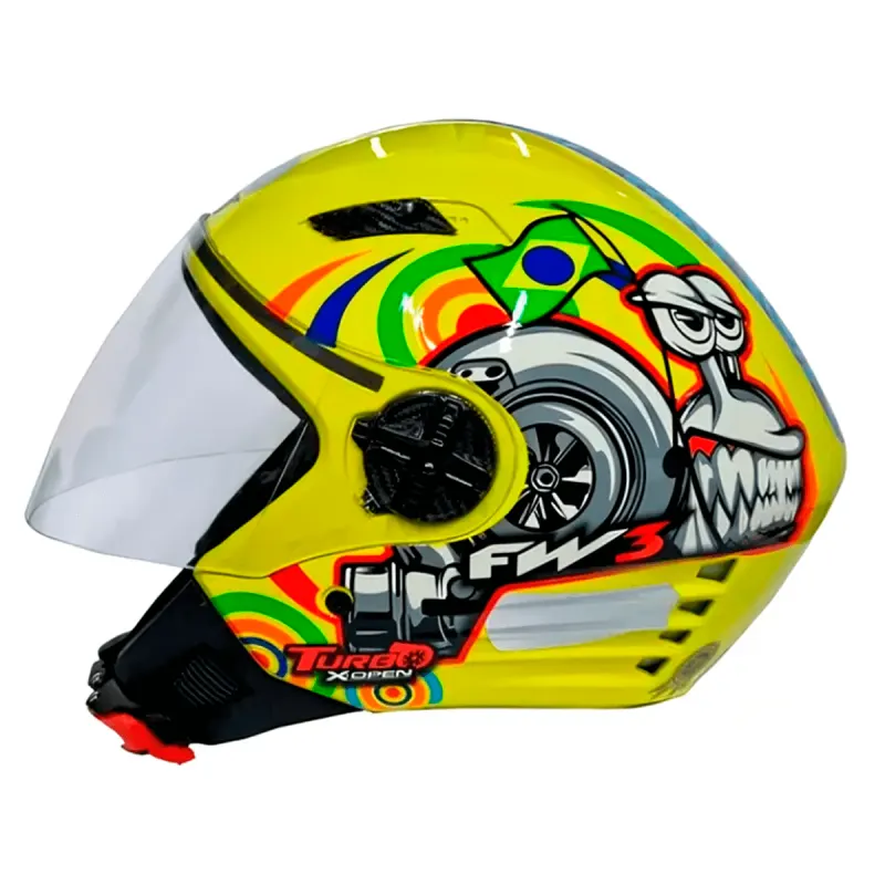 Capacete FW3 X Open Turbo Aberto - 