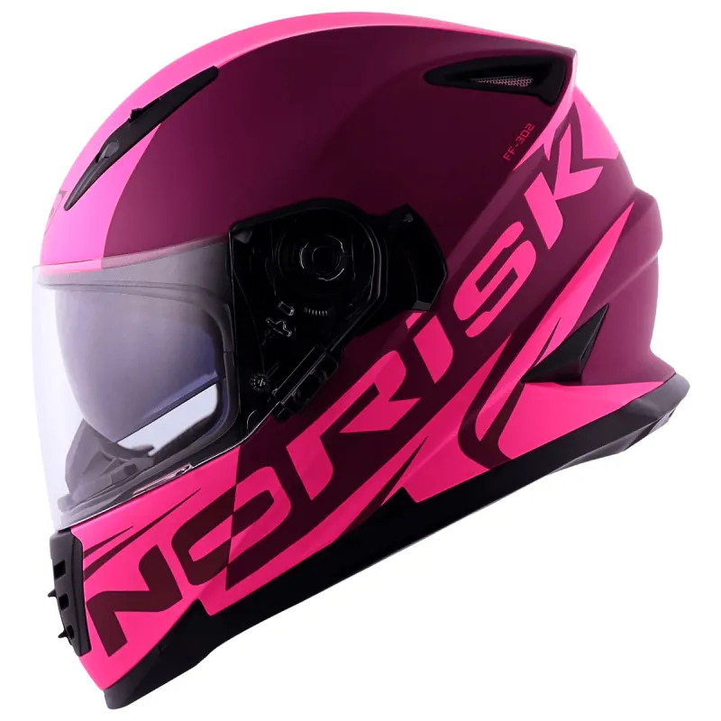 Capacete Norisk FF302 Soul Manty Rosa Pink Fechado - Rosa Pink