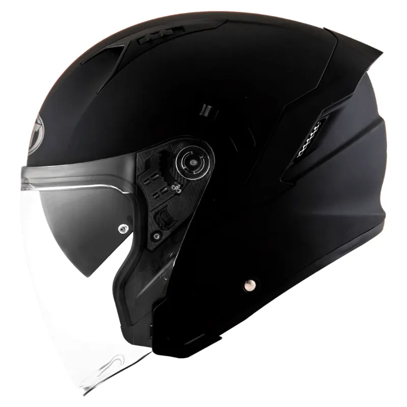Capacete KYT NF-J Plain Preto Fosco Fechado - 