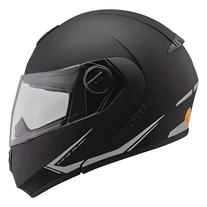 Capacete Peels Urban 2 Preto Prata Fosco Fechado - 