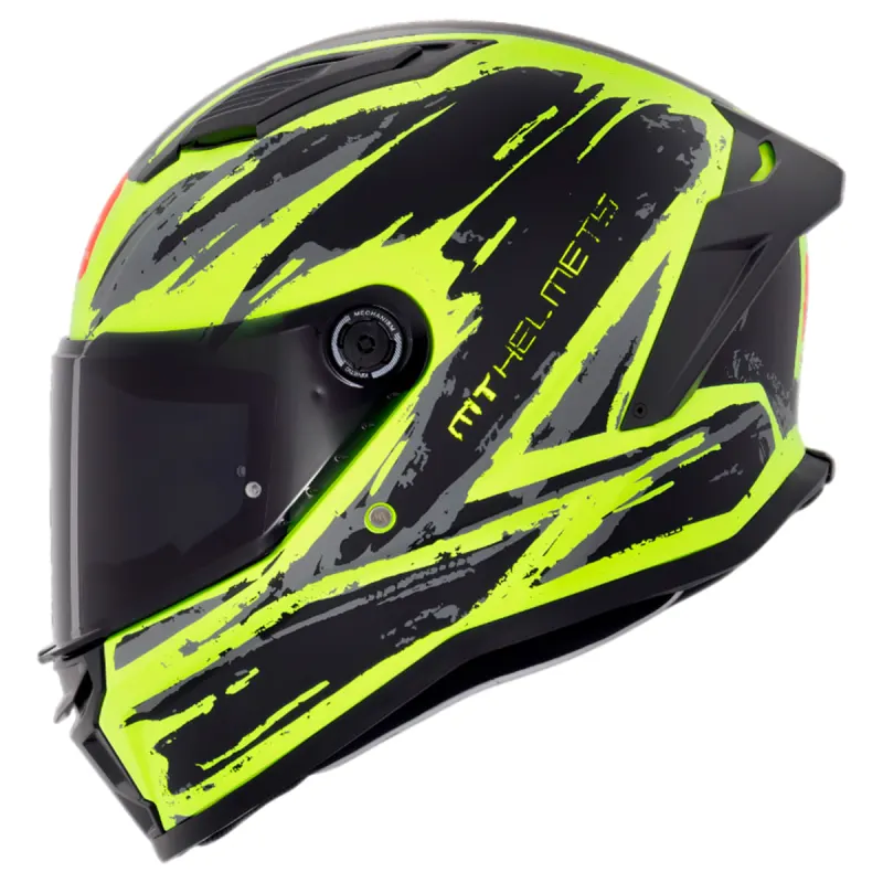 Capacete MT Stinger 2 Sketch C1 Amarelo Fechado - 