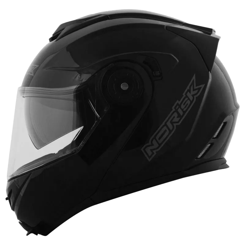 Capacete Norisk FF345 Preto Fosco Articulado/Robocop - Preto Fosco