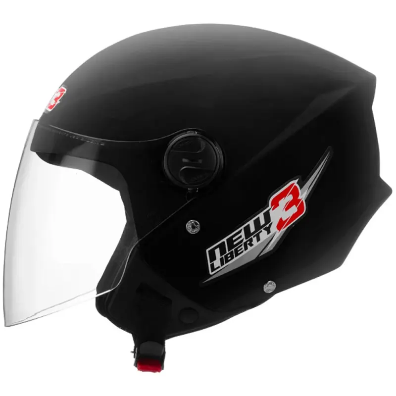 Capacete Pro Tork New Liberty 3 Three Preto Fechado - 