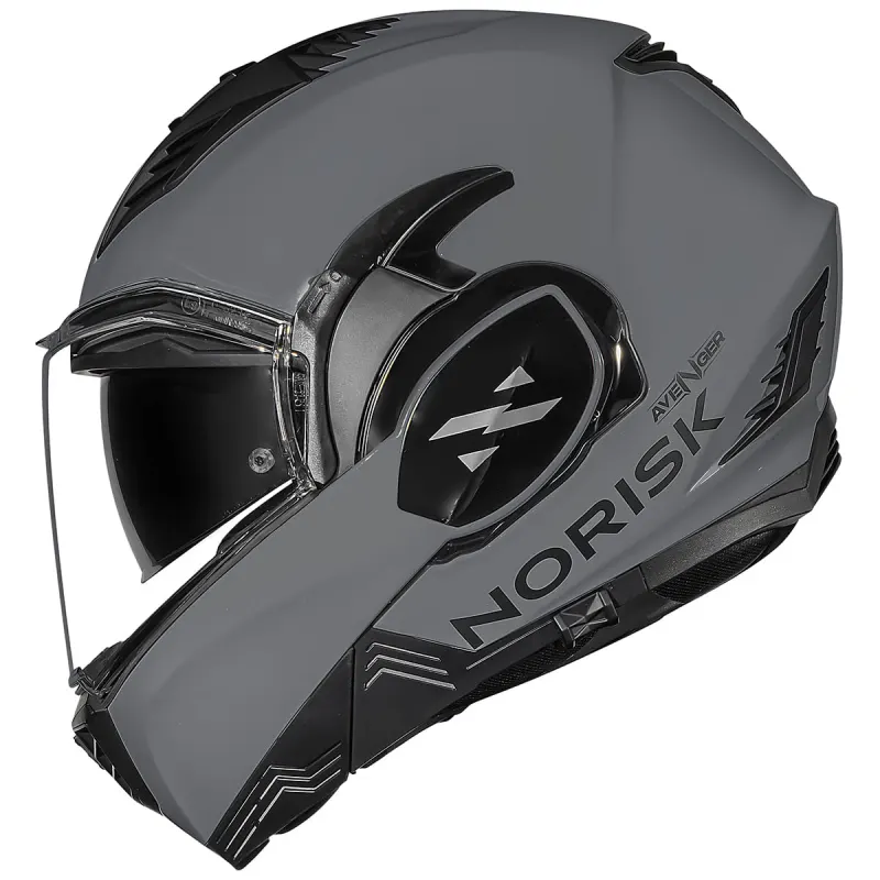 Capacete Norisk Avenger Monocolor Articulado/Robocop - Monocolor