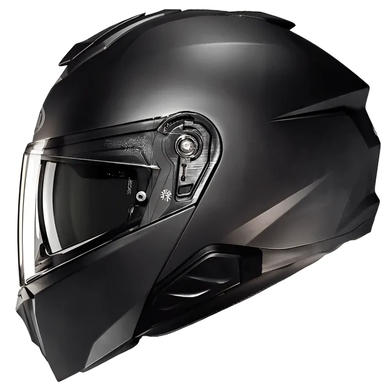 Capacete HJC I91 Solido Preto Fosco Fechado - 