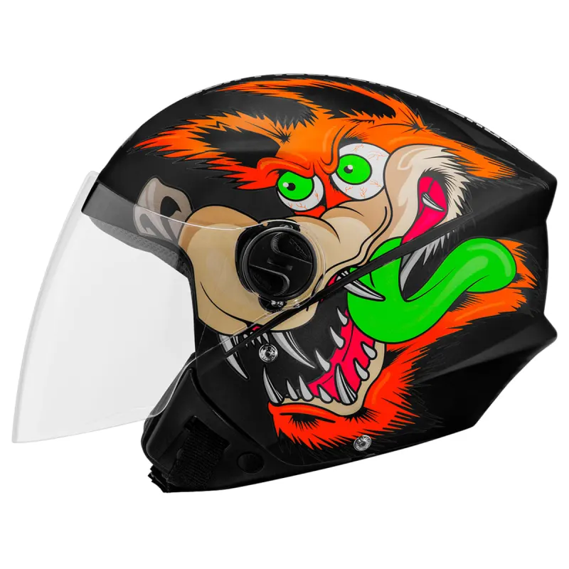 Capacete Pro Tork New Liberty 3 Coyote Fosco Preto Fechado - 