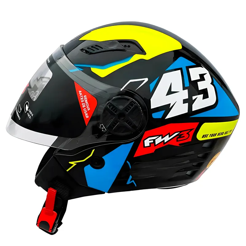 Capacete FW3 Capacete FW3 X Open UP 43 Aberto - 