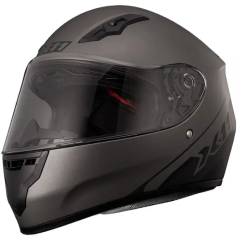 Capacete X11 Trust Solides Chumbo Metálico Fechado - 